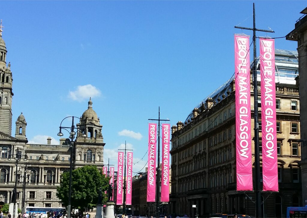 George Square double sided banners