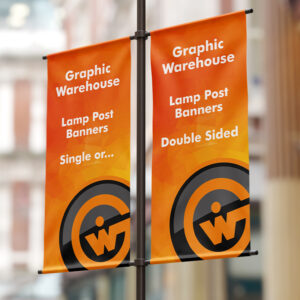 Mesh Lamp Post Banners