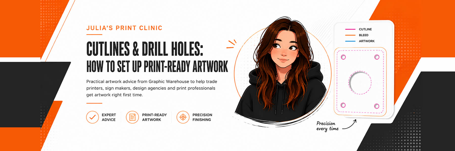 julia hero - Cut lines and drill holes