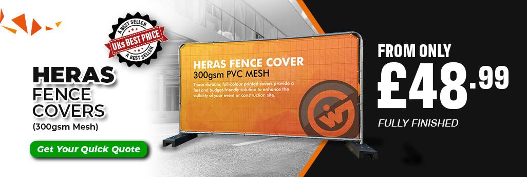 Heras Fence Banners and Jackets