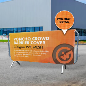 Double Sided Pedestrian Barrier Fold Overs