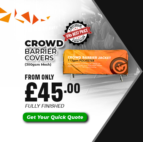 Pedestrian Barrier Banners and Jackets