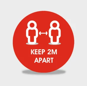 Keep 2m Apart (6 Pack)