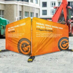 Double Sided Heras Fence Covers & Jackets