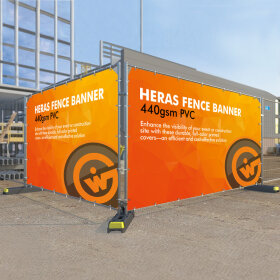 440gsm PVC Banner Heras Fence Banners