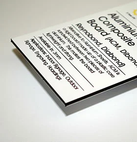 Rigid Board Printing - Print & Mounts - ACM Panel (Aluminium Composite / Diabond) - 3mm Hoarding Board - Single Sided