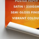 Poster Paper - Satin - 250gsm