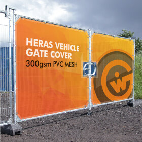 Heras Fence Vehicle Gate Covers