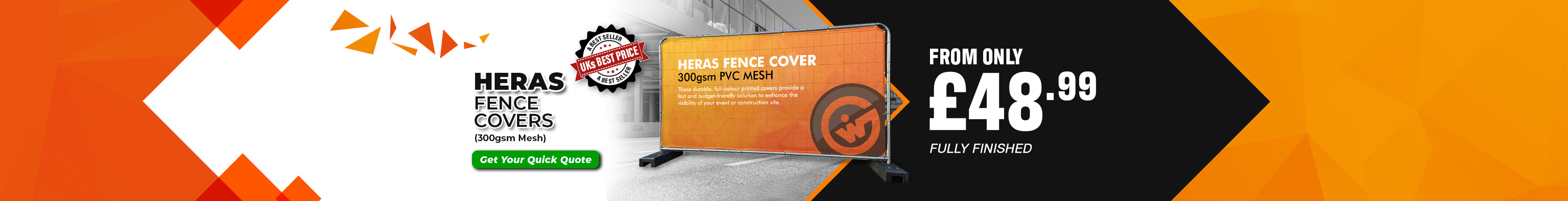 Heras Fence Banners and Jackets