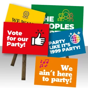 Signage - Election Signage - A4 - Pack of 25