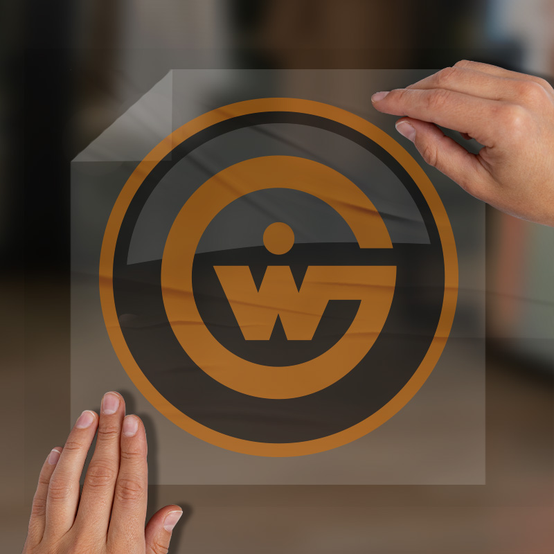 Window Cling - Transparent